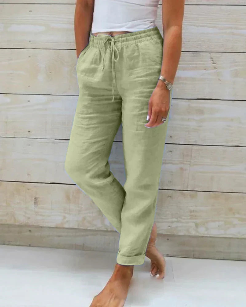 Elena | Stylish Linen Pants