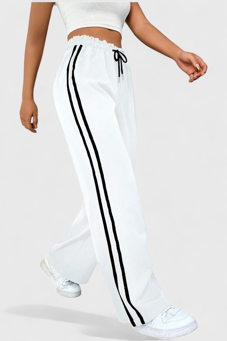 Alanys | Side-Detail Flared Sport Pants