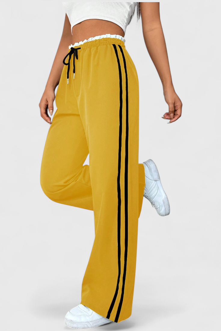Alanys | Side-Detail Flared Sport Pants