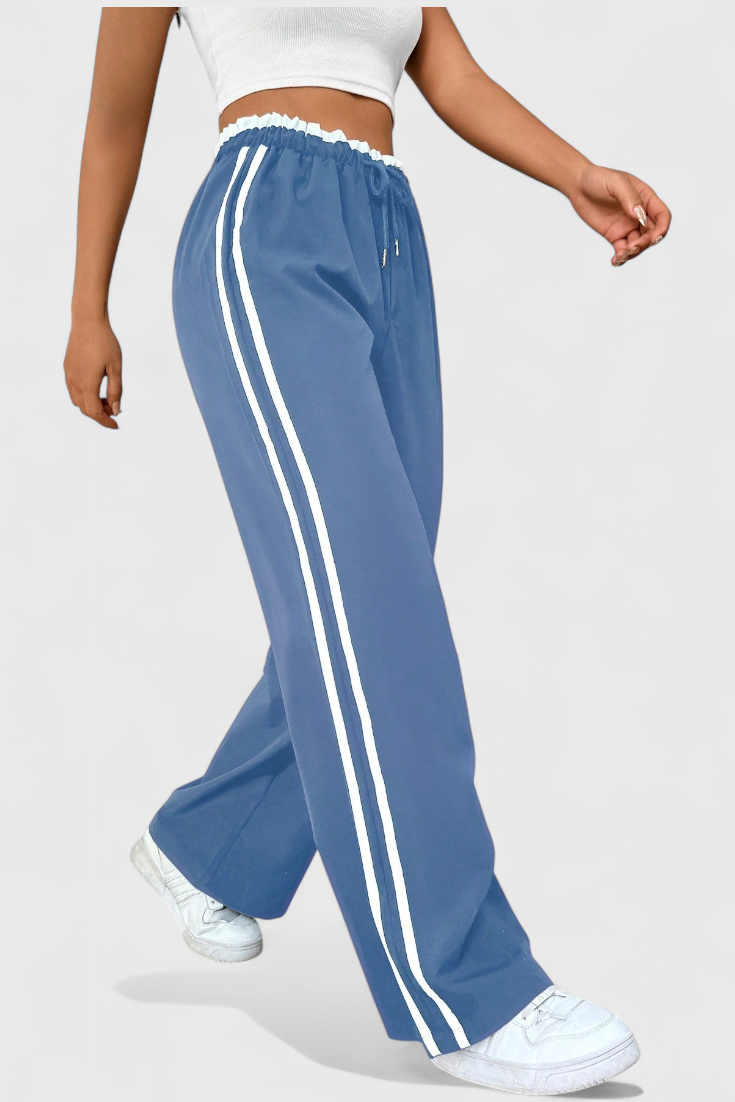 Alanys | Side-Detail Flared Sport Pants