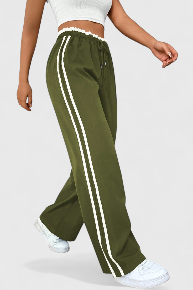 Alanys | Side-Detail Flared Sport Pants