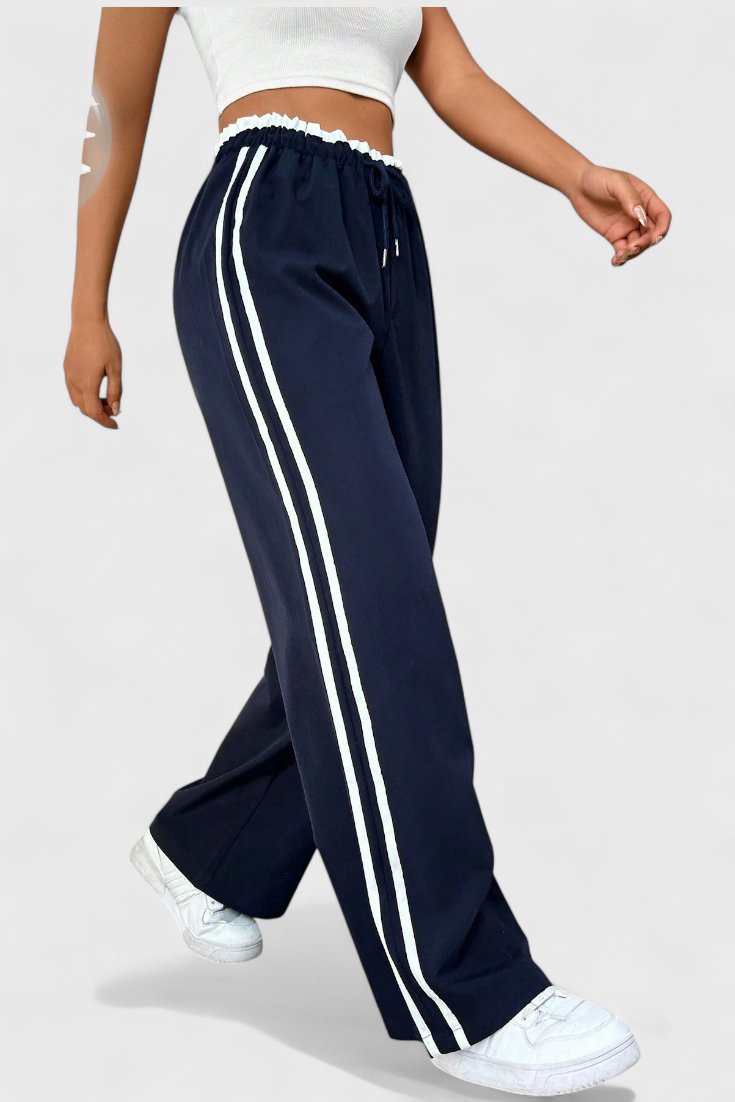Alanys | Side-Detail Flared Sport Pants