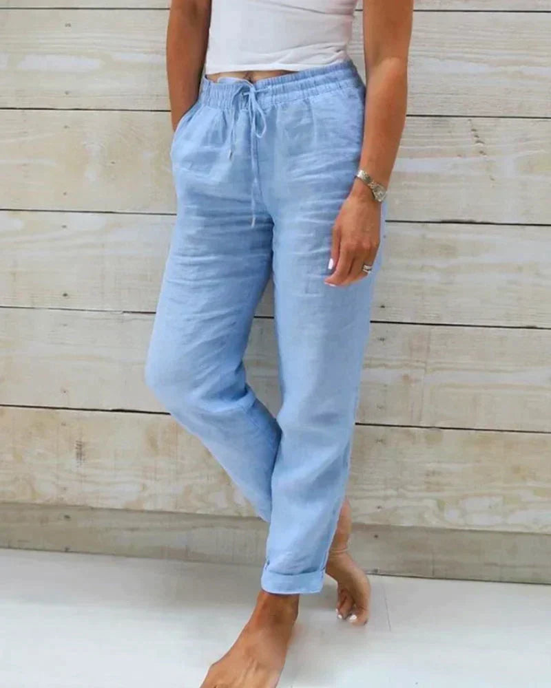 Elena | Stylish Linen Pants