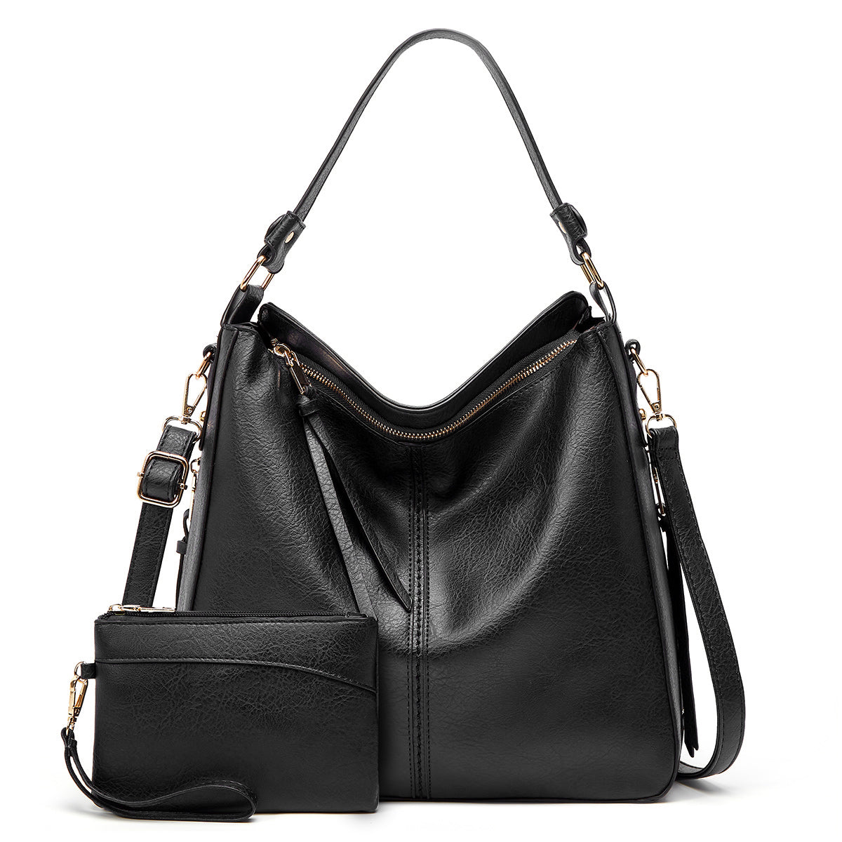 Luxury Olivia Hobo Anti-Theft Handbag + FREE Pouch Wallet