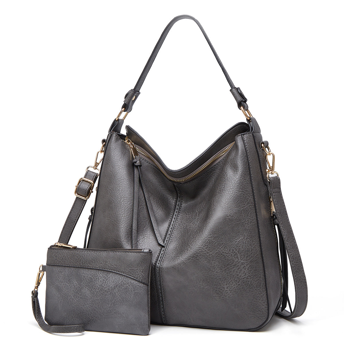 Luxury Olivia Hobo Anti-Theft Handbag + FREE Pouch Wallet