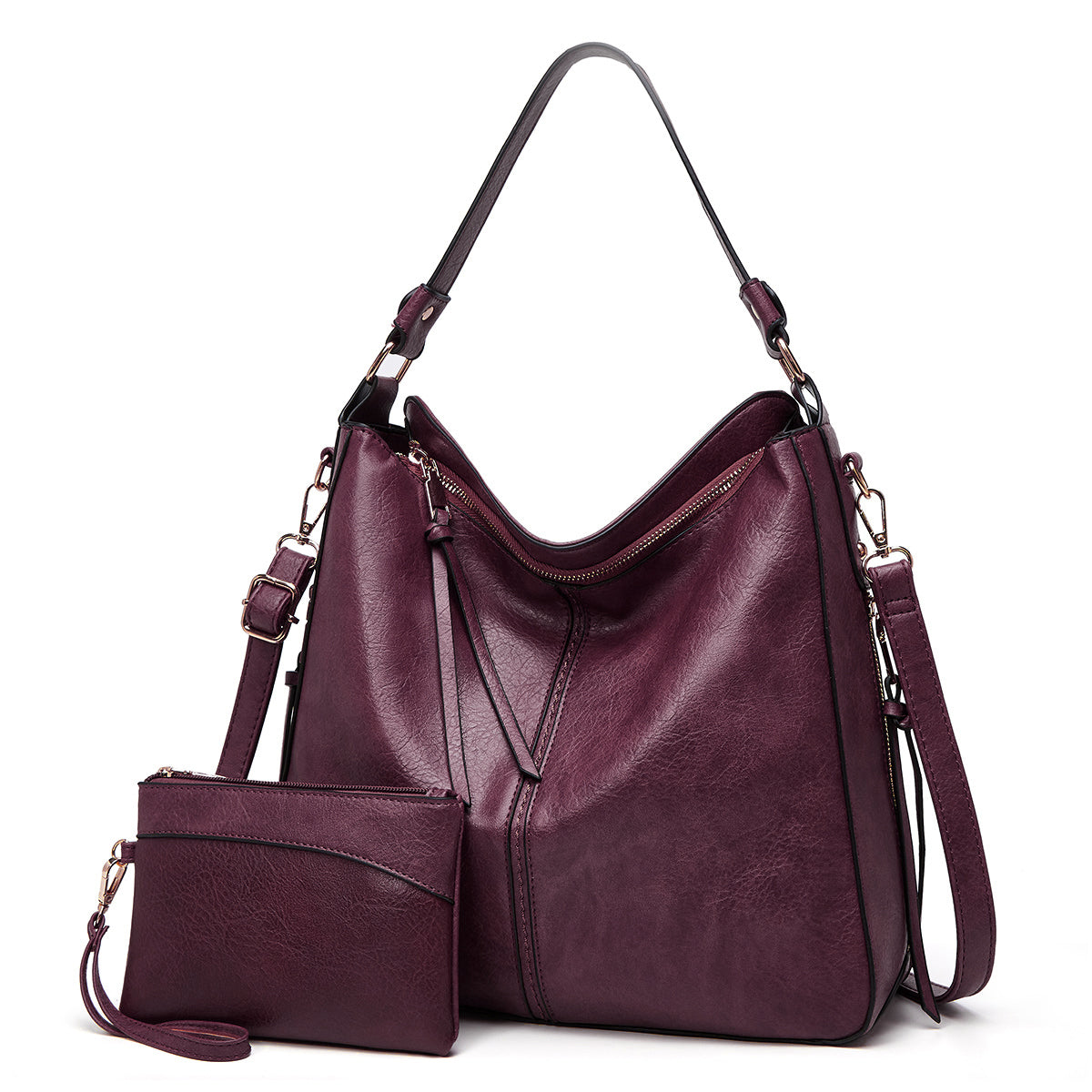 Luxury Olivia Hobo Anti-Theft Handbag + FREE Pouch Wallet