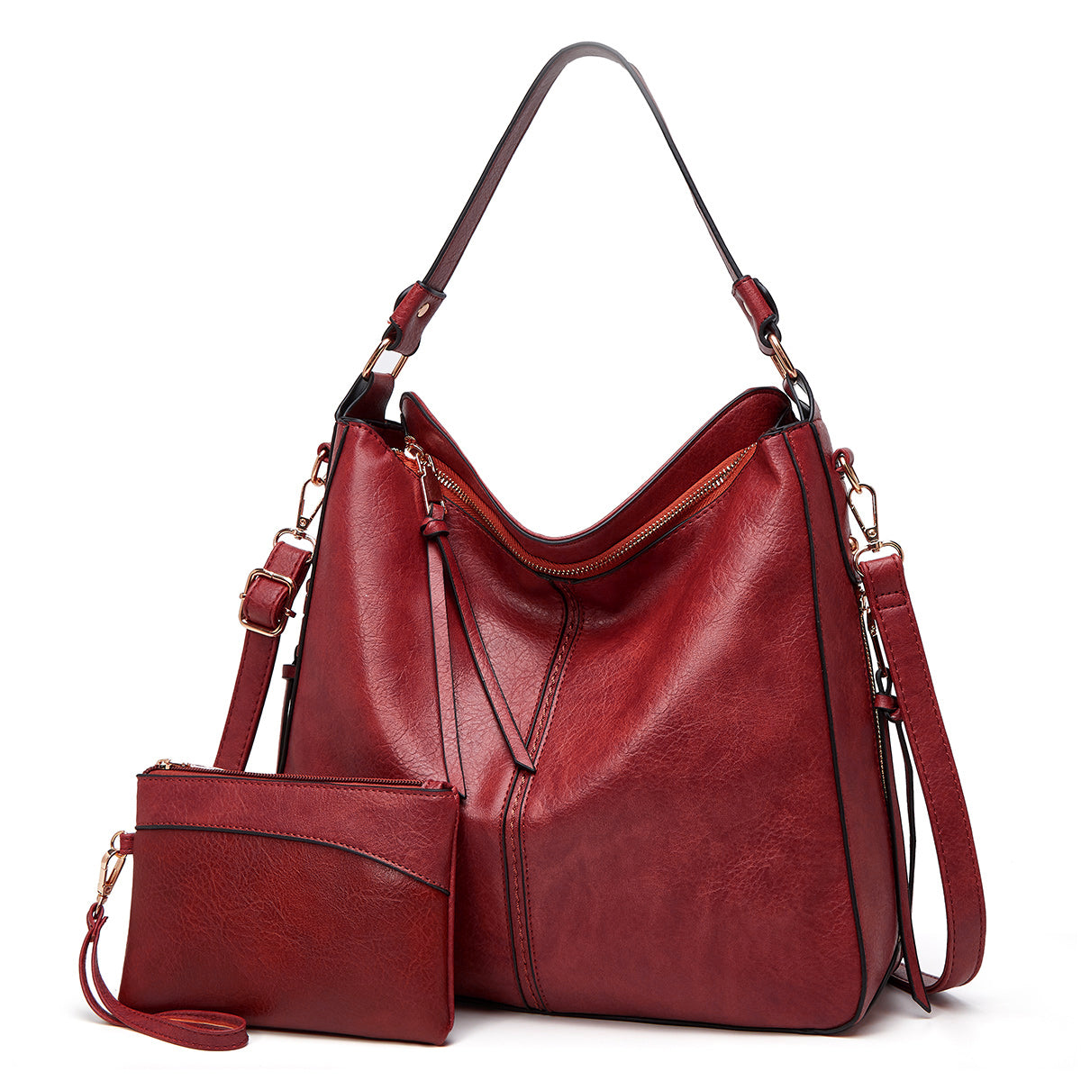 Luxury Olivia Hobo Anti-Theft Handbag + FREE Pouch Wallet