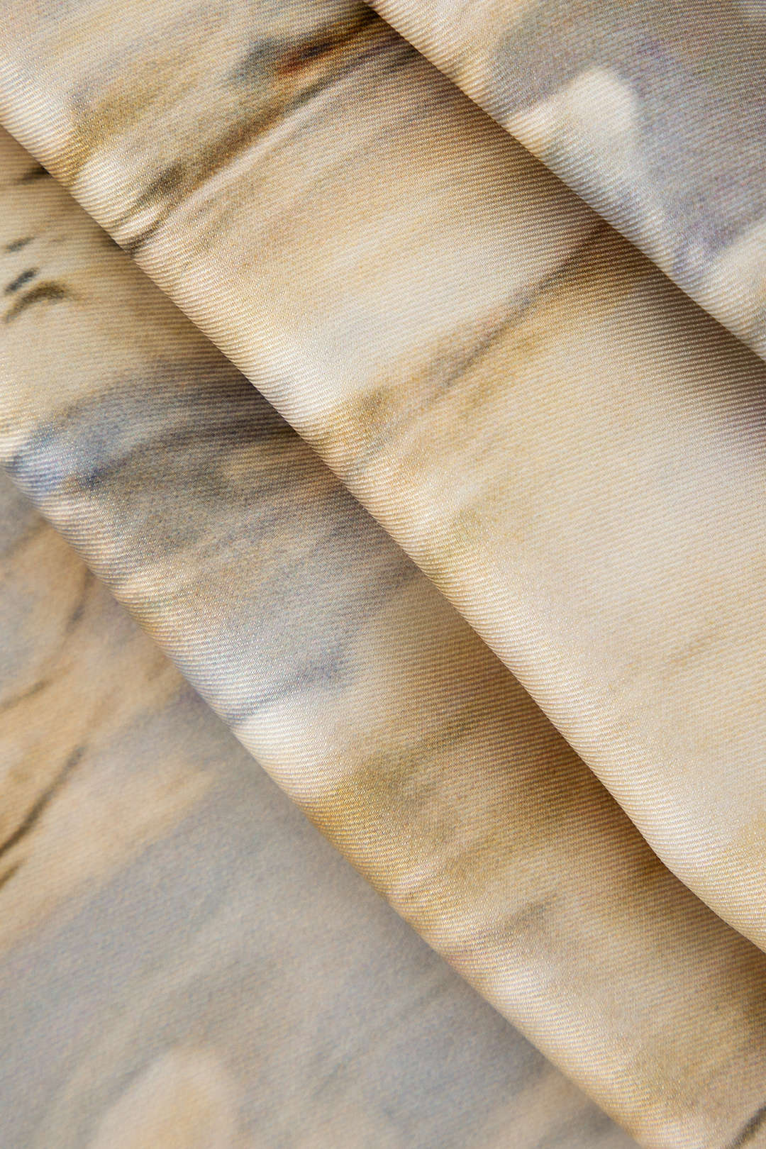 Chic | Marble-Print Straight Leg Trousers