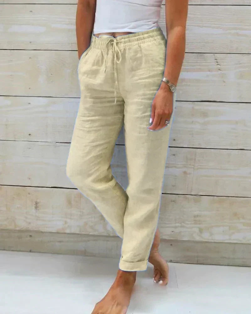 Elena | Stylish Linen Pants