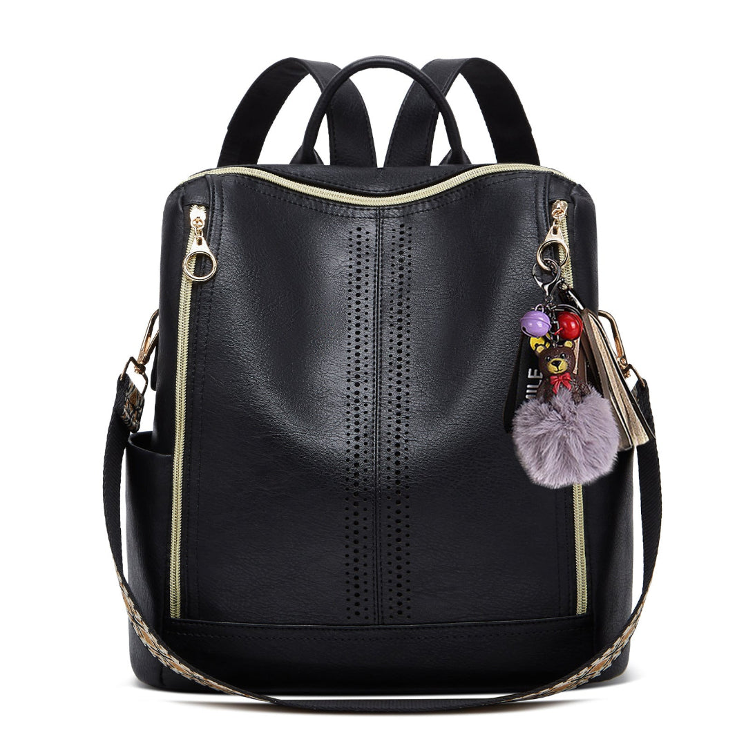 Luxury Olivia 2 -Piece Bag Set 2-in-1 Convertible Backpack + Free Pouch