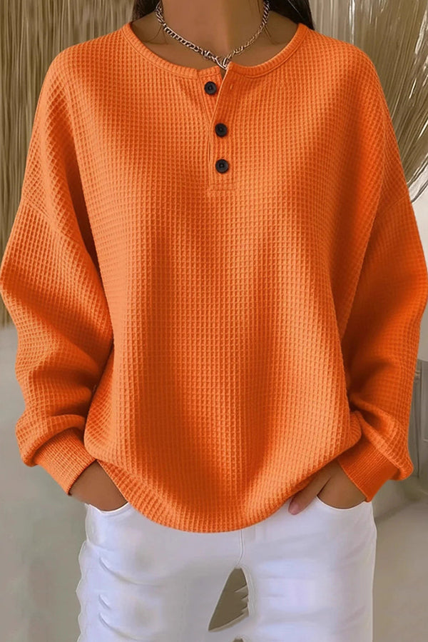 Victoria Madison™ | Loose-Fitting Blouse with Buttons