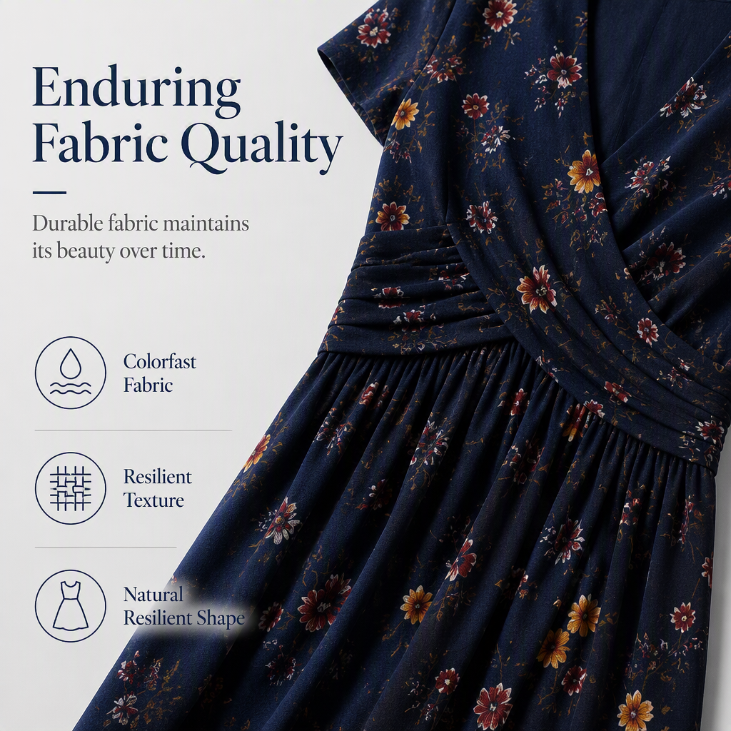 Evelyn Floral Midi Dress