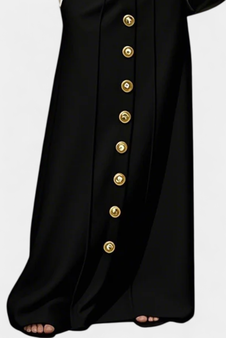Ada | Front Button Casual Skirt with Side Pockets