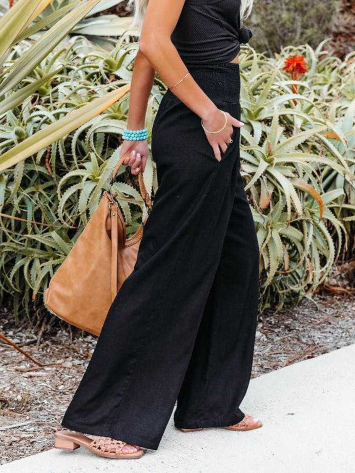 Remi Wide-Leg Linen Trousers