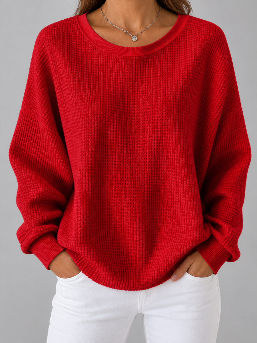 Victoria Madison™ | Sweater with a Wide Collar