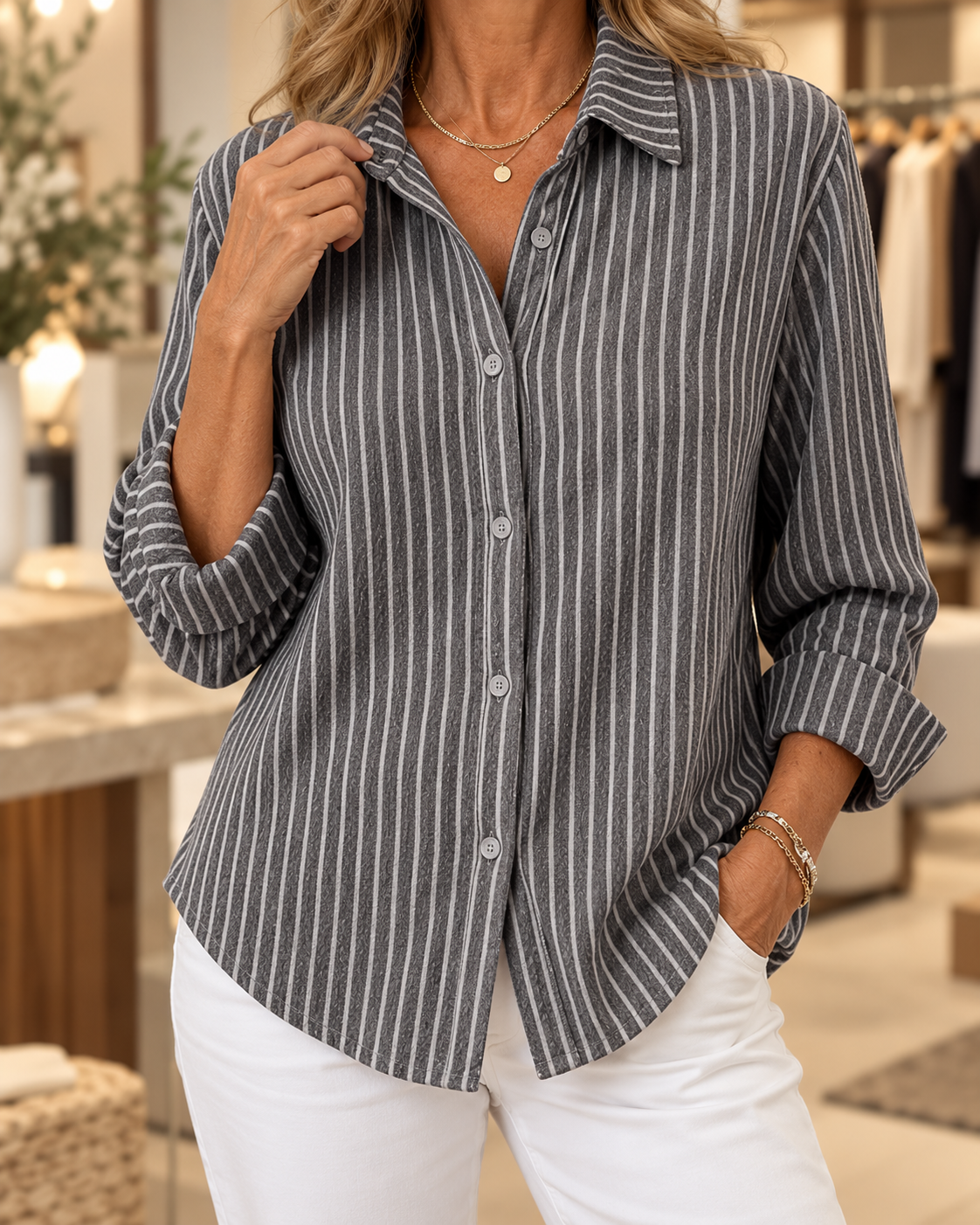 Michelle™ | Shirt Cardigan