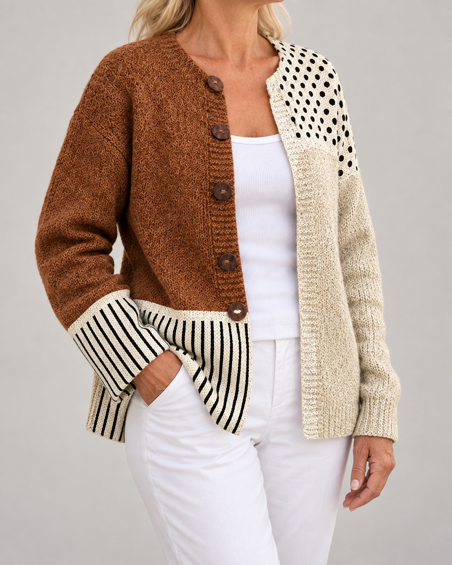 Evelyn™ | Vintage Knit Cardigan Sweater