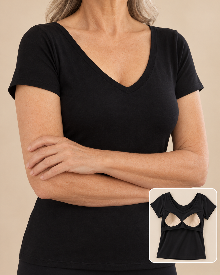 Margot™ | Built-In Bra T-Shirt