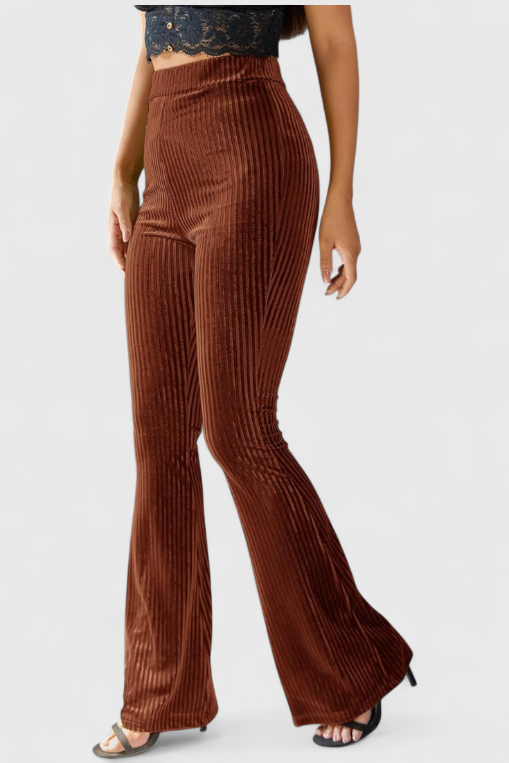 Liset | Velvet Flared Pants