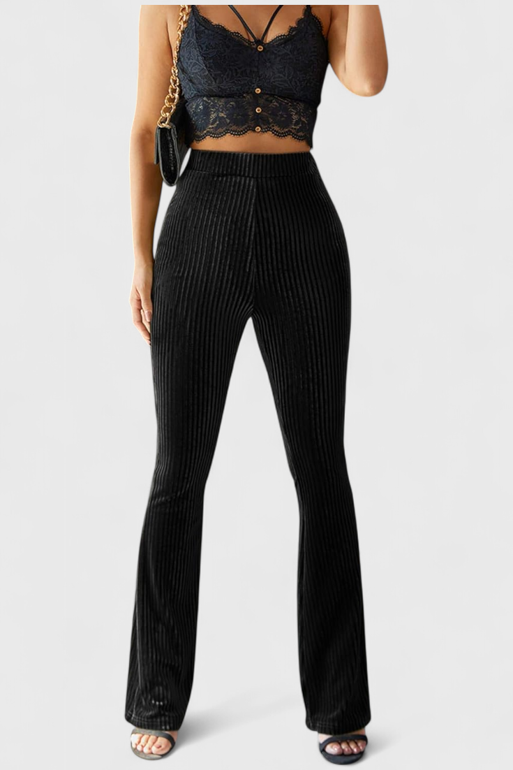 Liset | Velvet Flared Pants