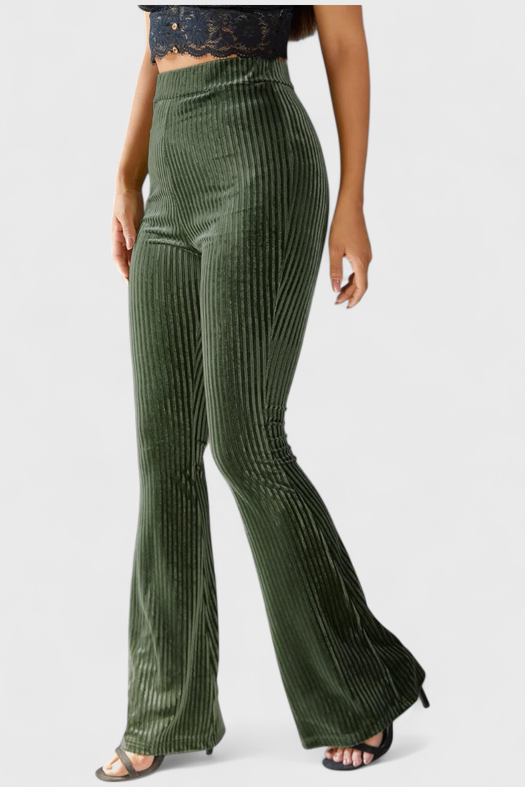 Liset | Velvet Flared Pants