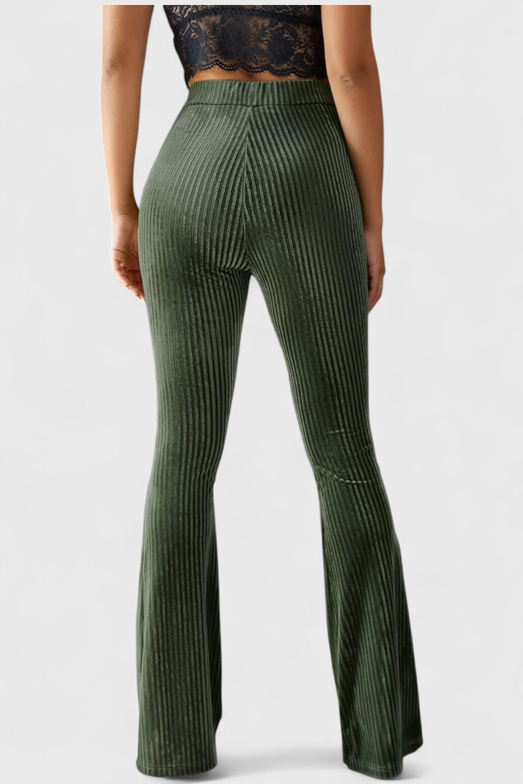 Liset | Velvet Flared Pants