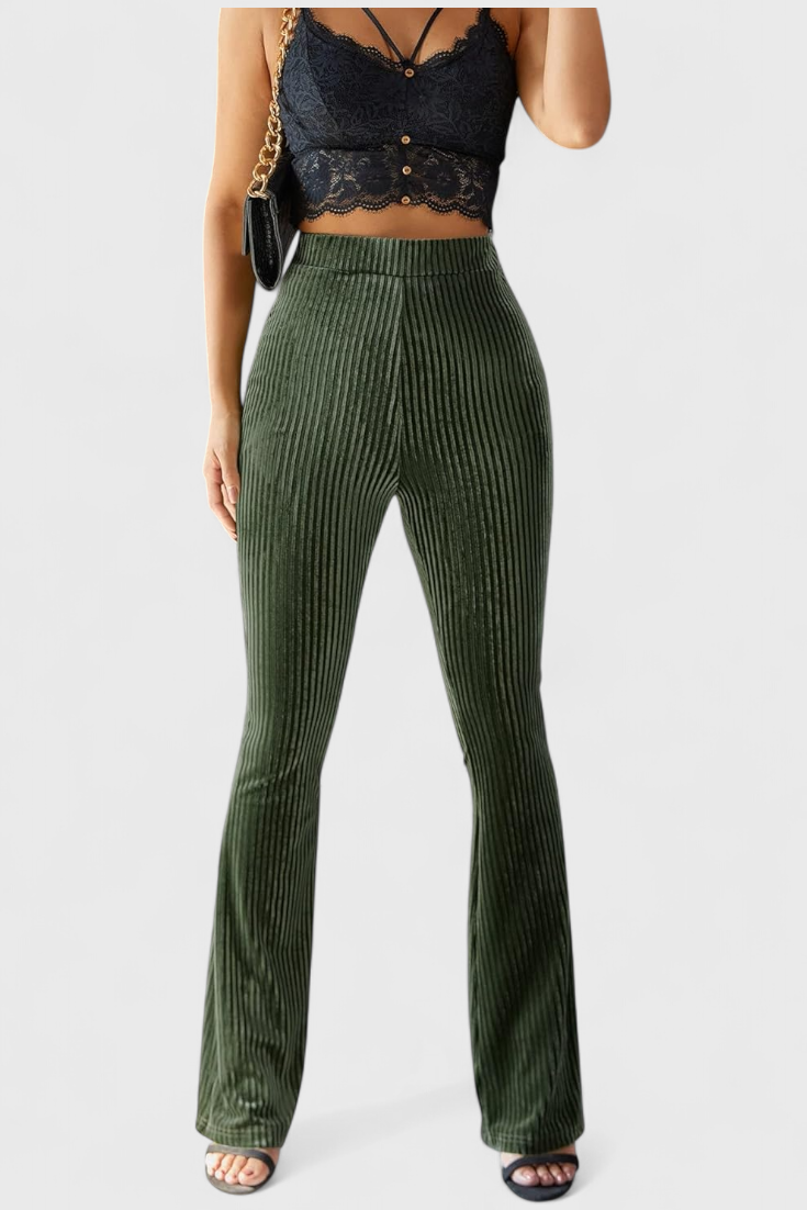 Liset | Velvet Flared Pants