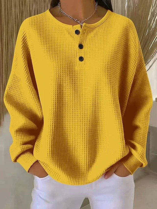 Victoria Madison™ | Loose-Fitting Blouse with Buttons