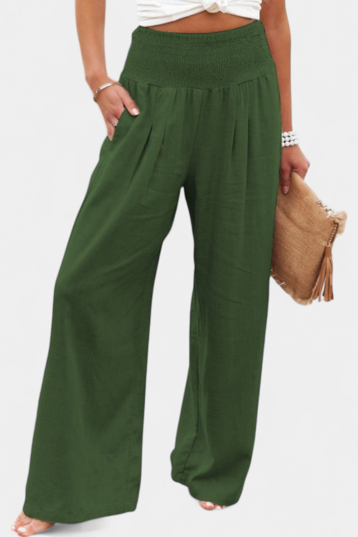 Lexia | Fluid Cotton and Linen Pants