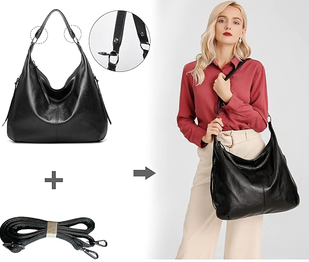 The Soft Elegant Olivia Hobo Handbag 3-Piece Set