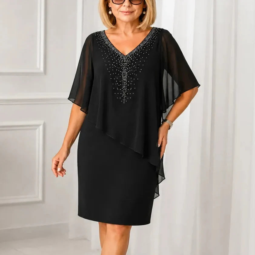 Amara | Elegant Draped Dress