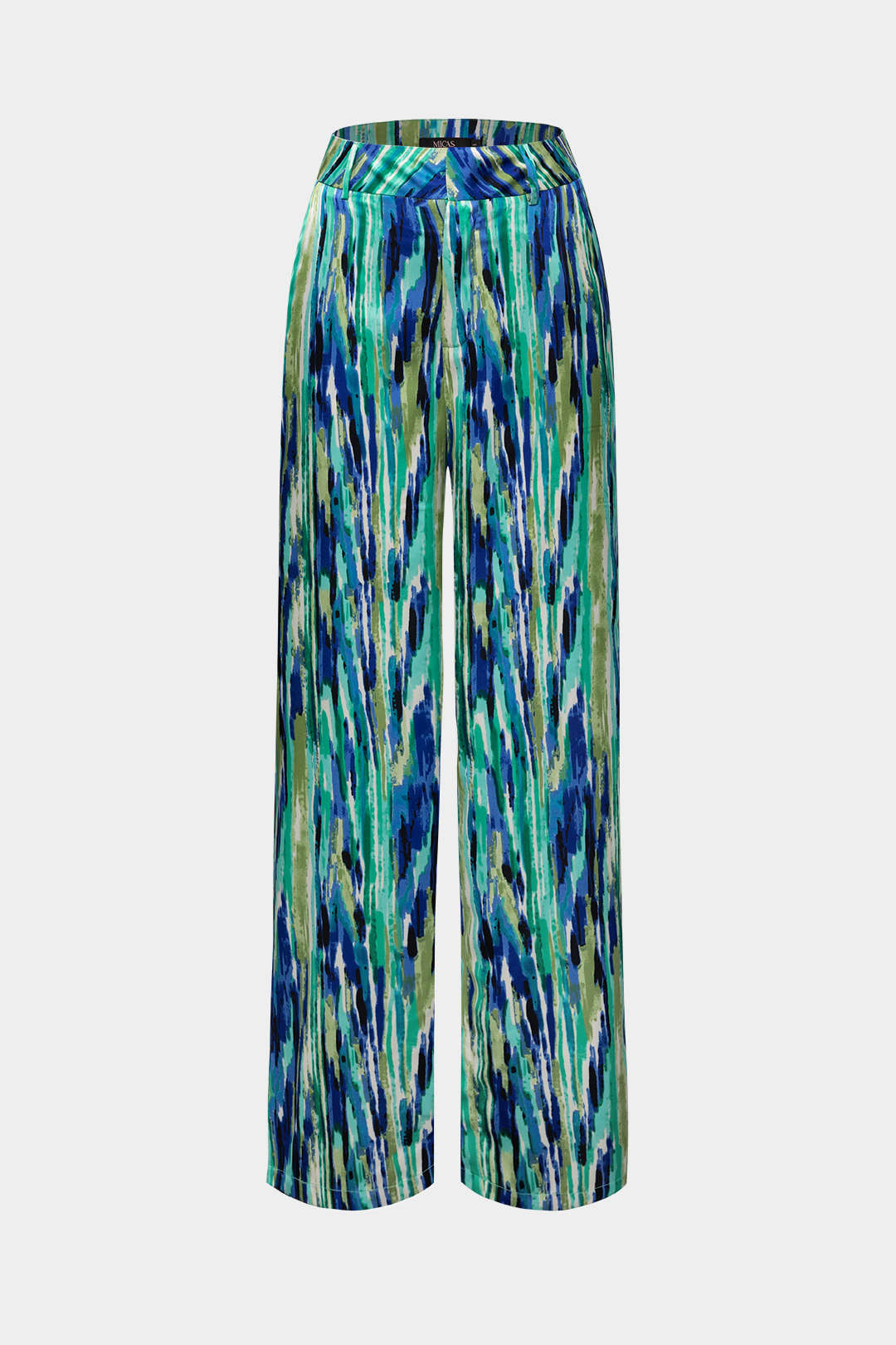 Chic | Marble-Print Straight Leg Trousers