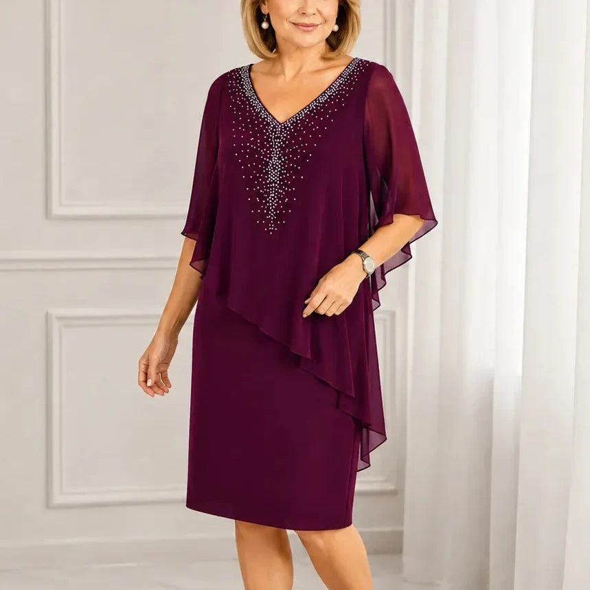 Amara | Elegant Draped Dress