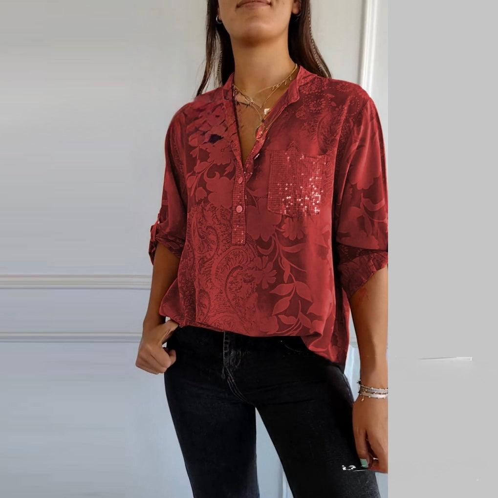 Annabella - Flora Touch Shirt