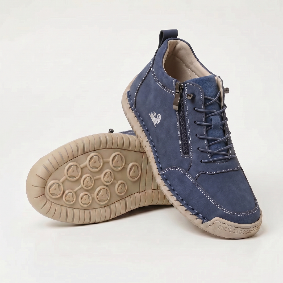 Mila — Comfortable & Supportive Zip-Up Sneakers
