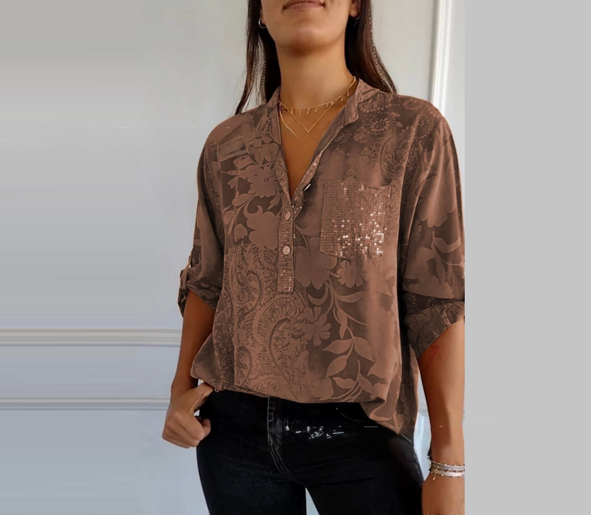 Annabella - Flora Touch Shirt