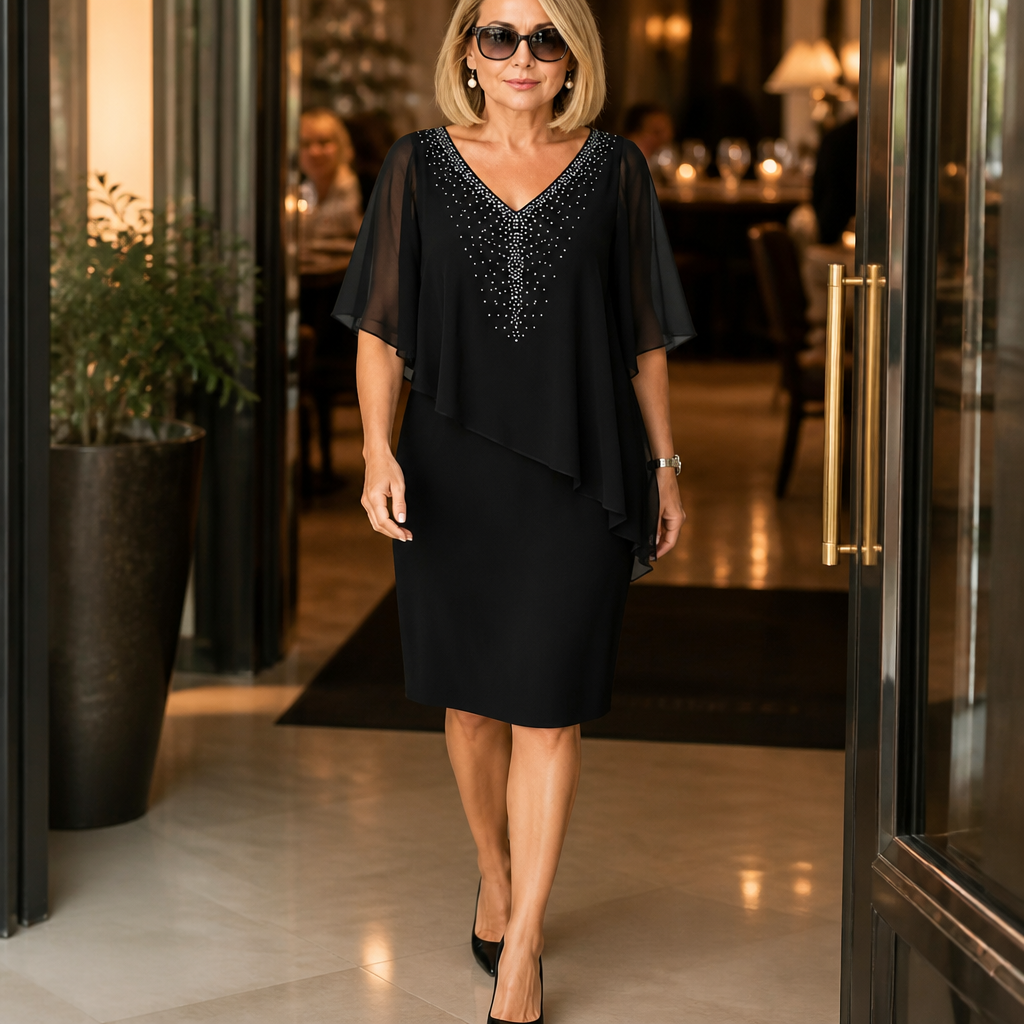 Amara | Elegant Draped Dress