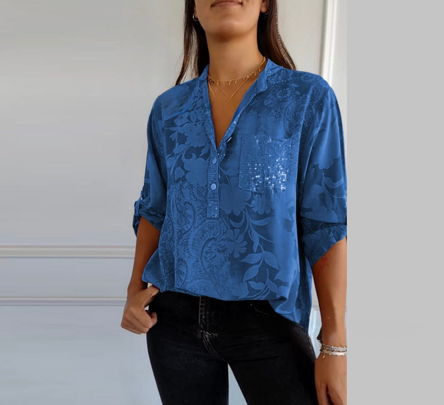 Annabella - Flora Touch Shirt