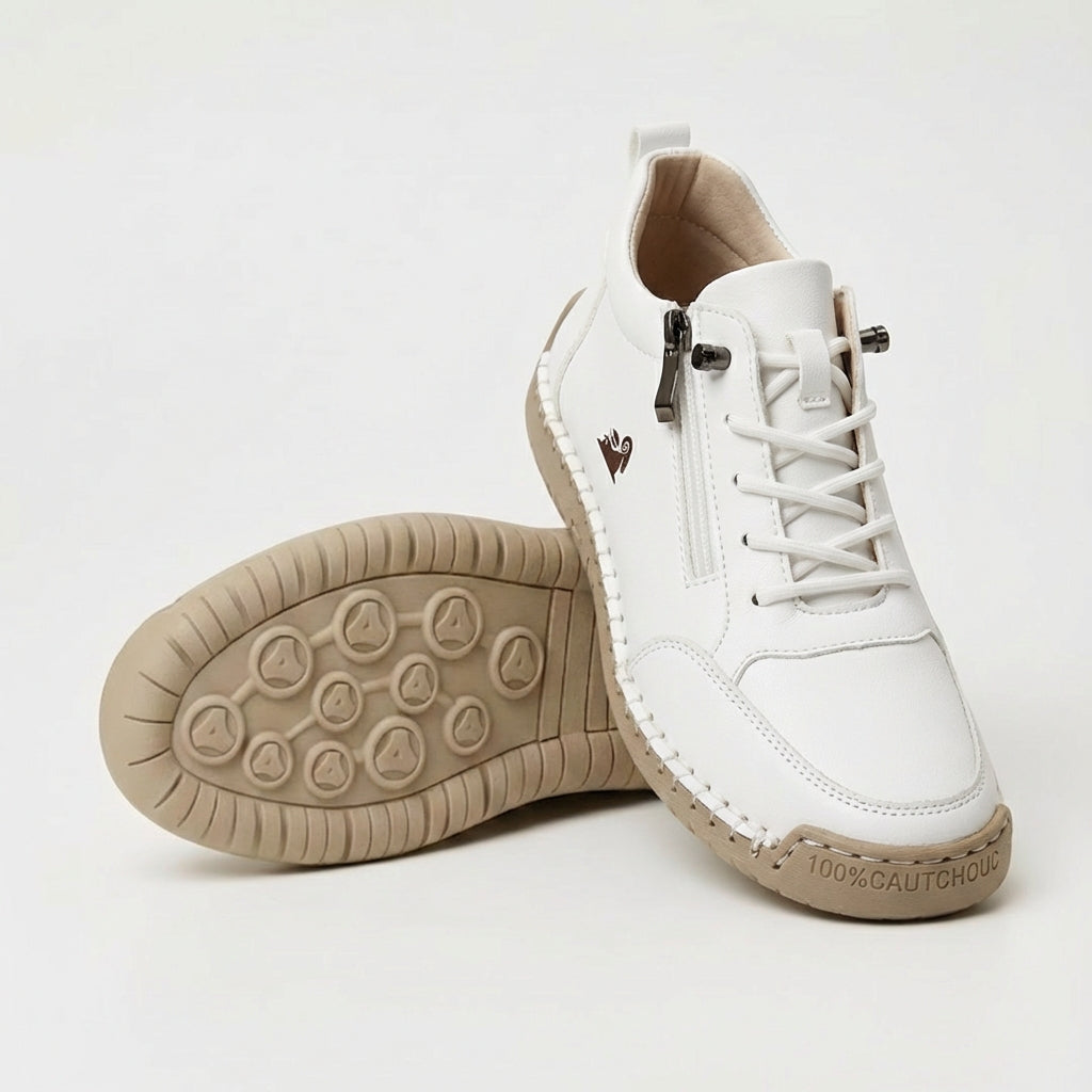 Mila — Comfortable & Supportive Zip-Up Sneakers